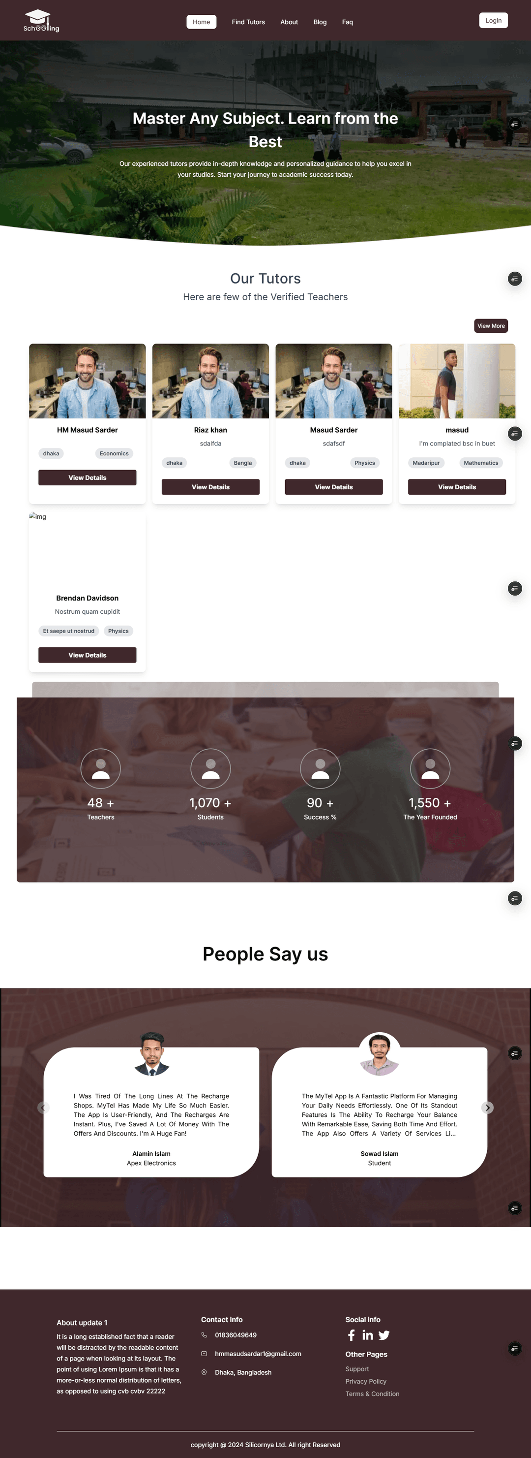 Online Tutors Searching